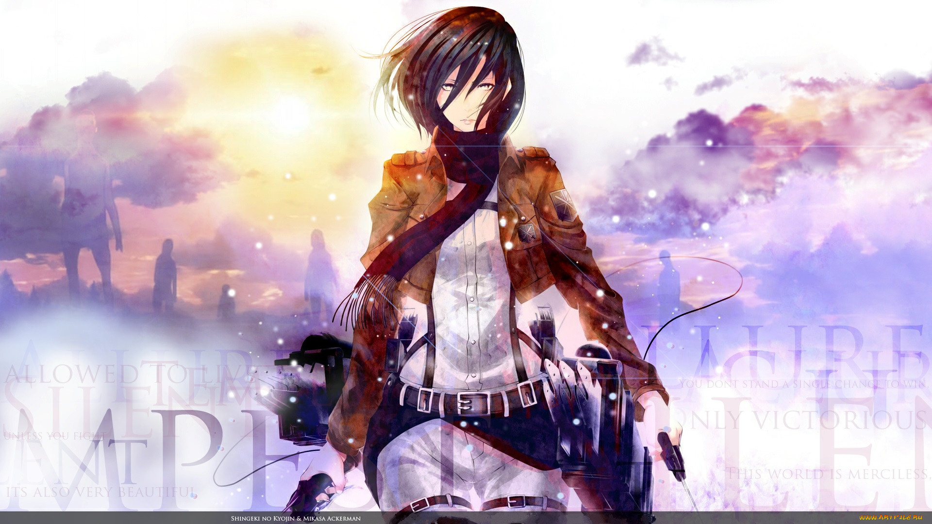 , shingeki no kyojin, mikasa, ackerman, , , , , 